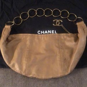 Authentic Chanel Lambskin shoulder bag